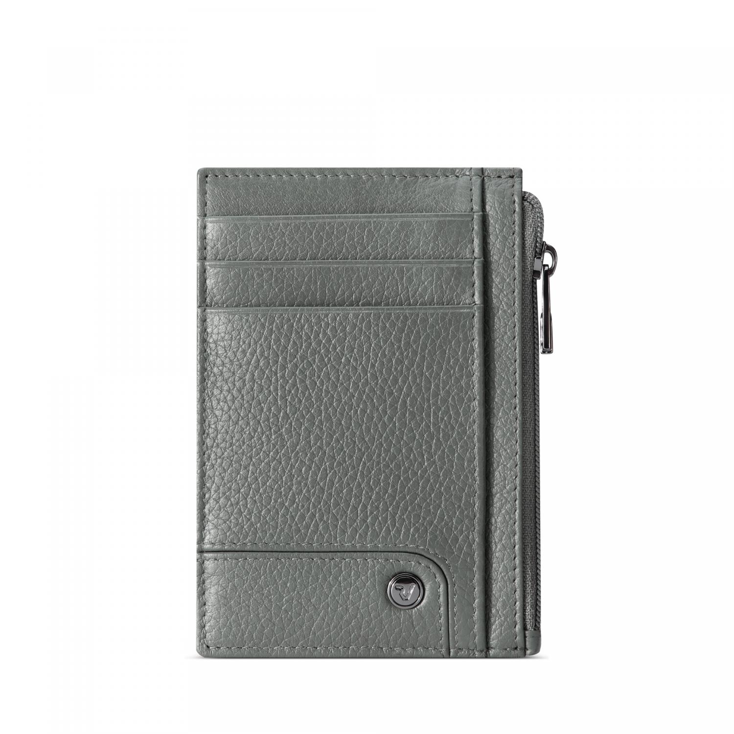 Roncato Alaska Porta Carte Di Credito 8.5x11.5x0.5 Cm - Salvia