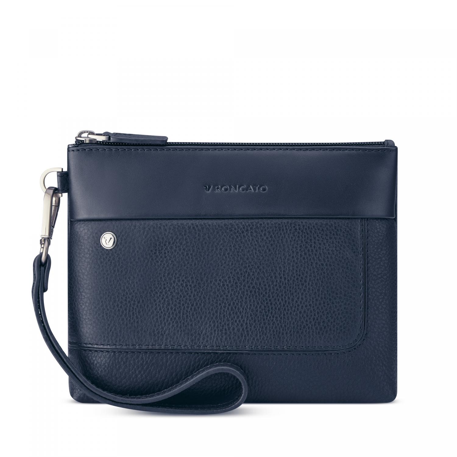 Roncato Alaska Bustina Piatta 22x16x3.5 Cm - Blu Navy