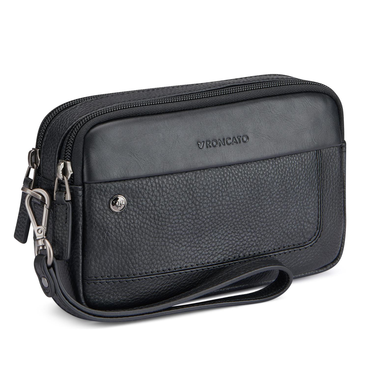 Roncato Alaska Pochette 21x12x4 Cm - Nero