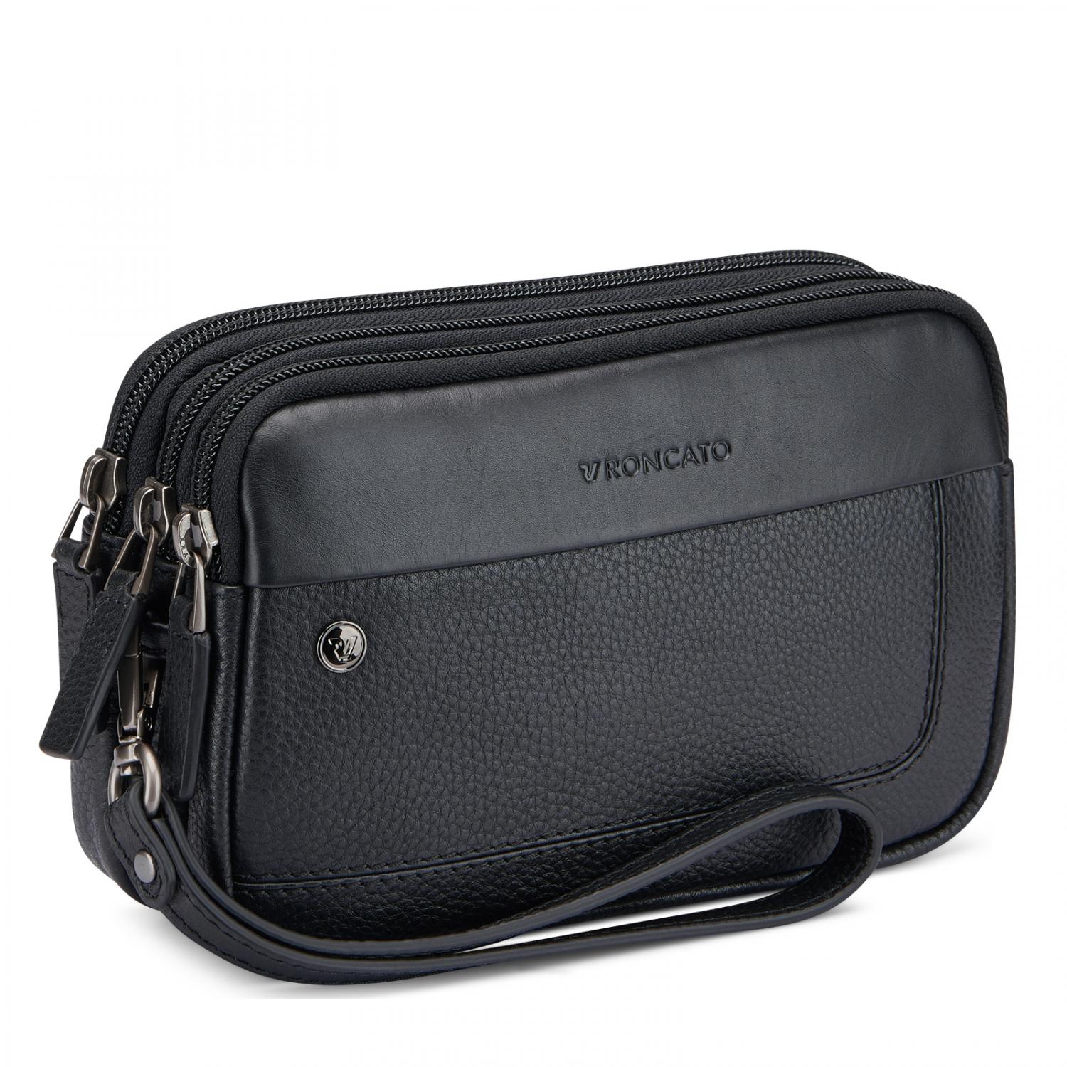 ALASKA Pochette 21x12x7 cm - Nero