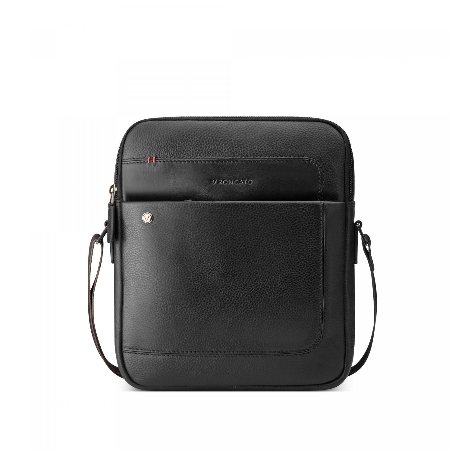 Roncato Alaska Borsello Uomo 23x27x6 Cm - Nero