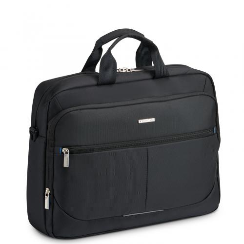 CarryOn Mobile Worker Valigia A Mano Professionale Per Computer, 38 Litri. Con Lucchetto TSA, Vano Laptop 17" Antitaccheggio E Porta USB Per Ricarica. Leggera E Resistente, Nera.