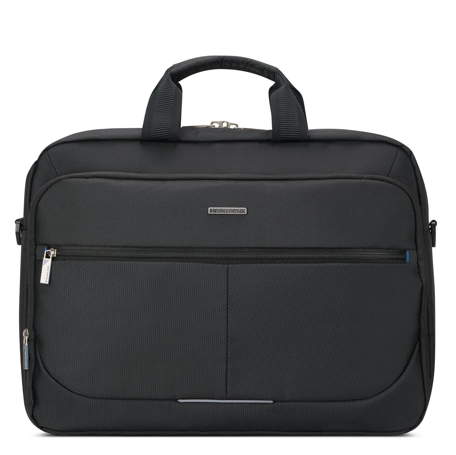 EASY OFFICE 2.0 Laptoptasche mit 17 Laptopfach - 32x43x10 cm - Schwarz