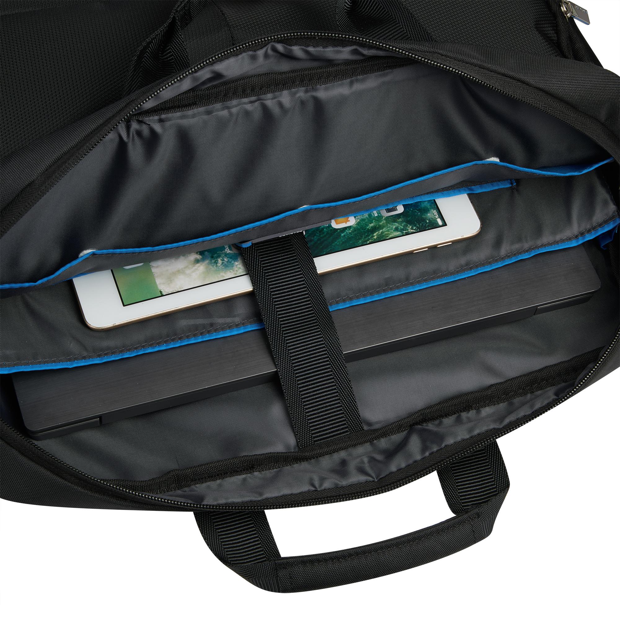 EASY OFFICE 2.0 Laptoptasche mit 17 Laptopfach - 32x43x10 cm - Schwarz