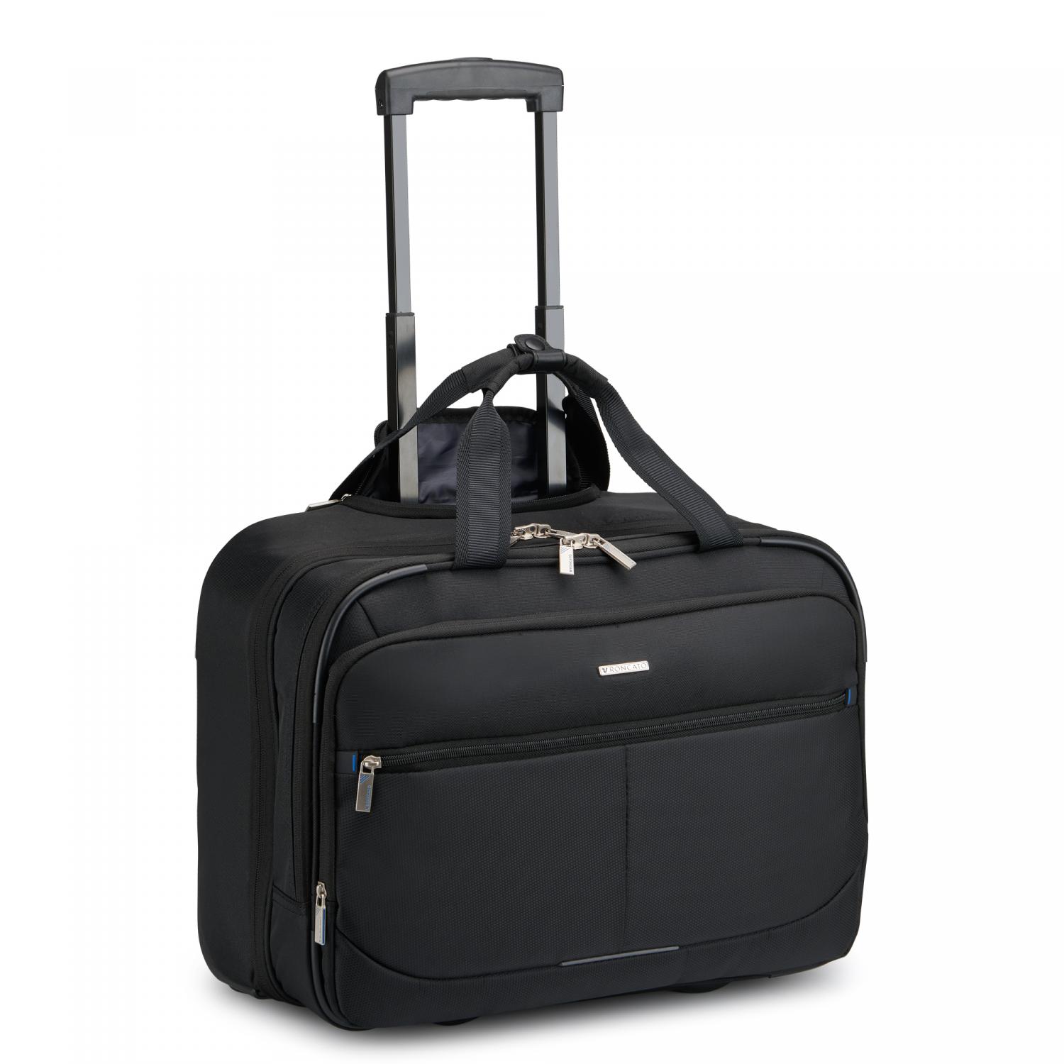 EASY OFFICE 2.0 Laptop spinner with 17 Laptop Compartment -  33x45x20 cm - Black