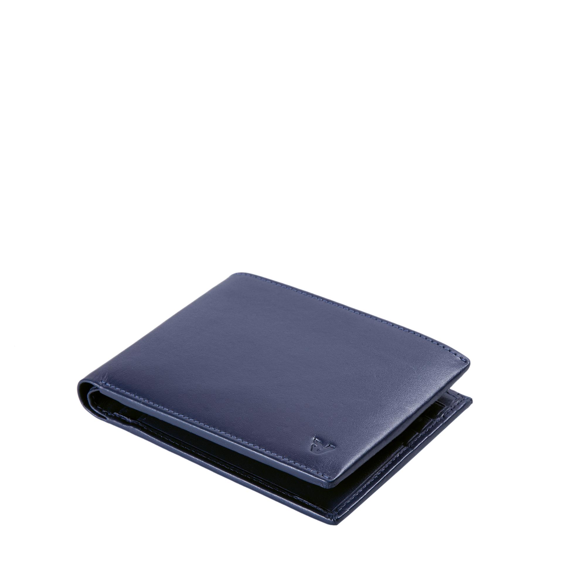 PASCAL Portefeuille homme 13x9.5x1.5 cm - Bleu marine