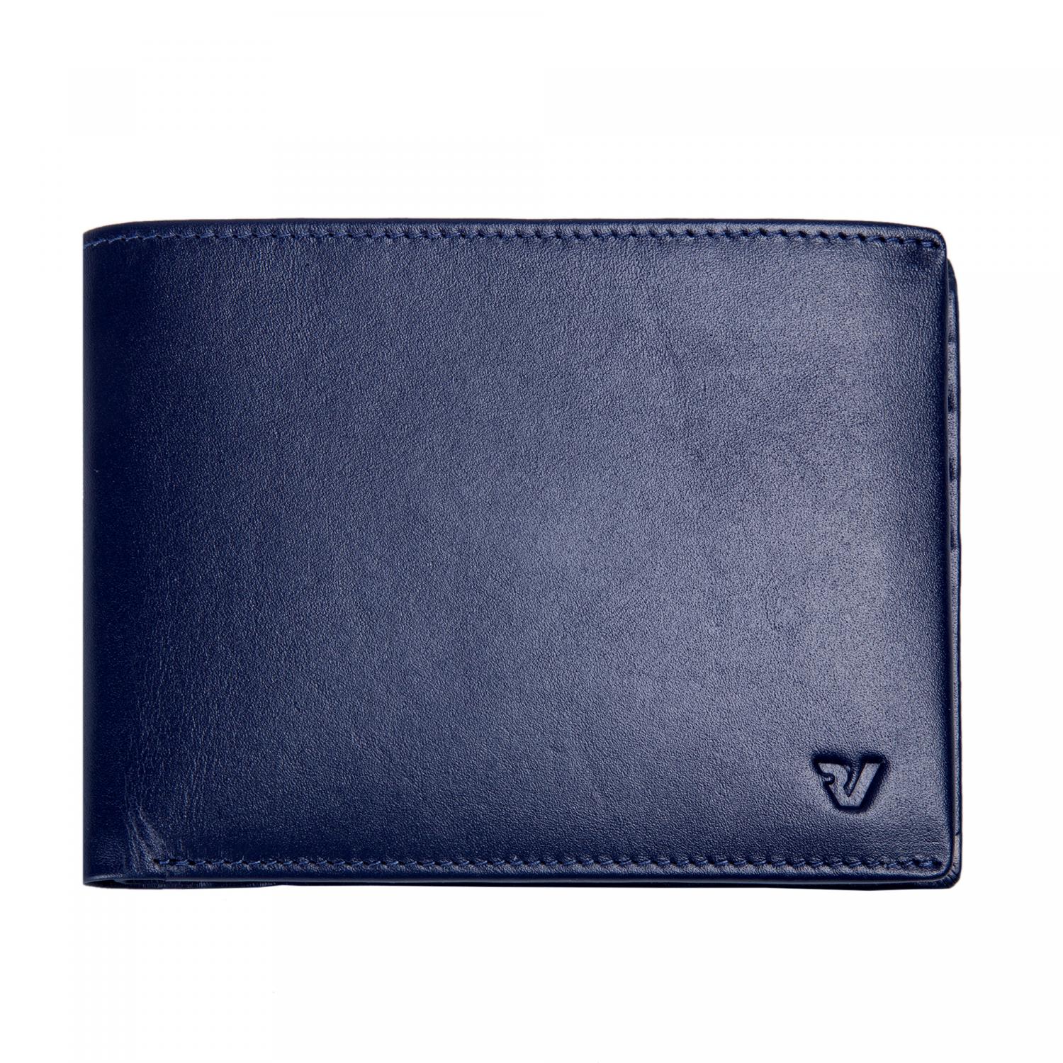 PASCAL Cartera de hombre 13x9.5x1.5 cm - Azul Navy