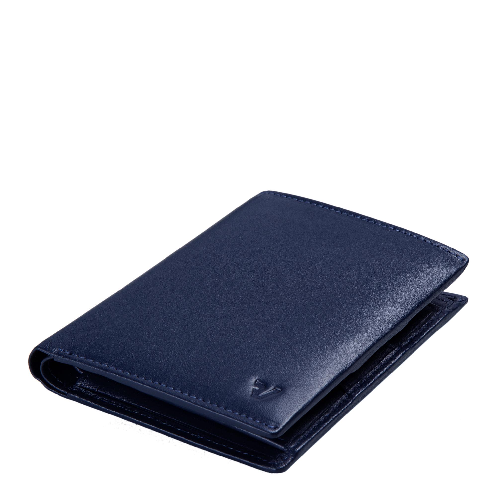 PASCAL Portefeuille homme 9x11x2 cm - Bleu marine