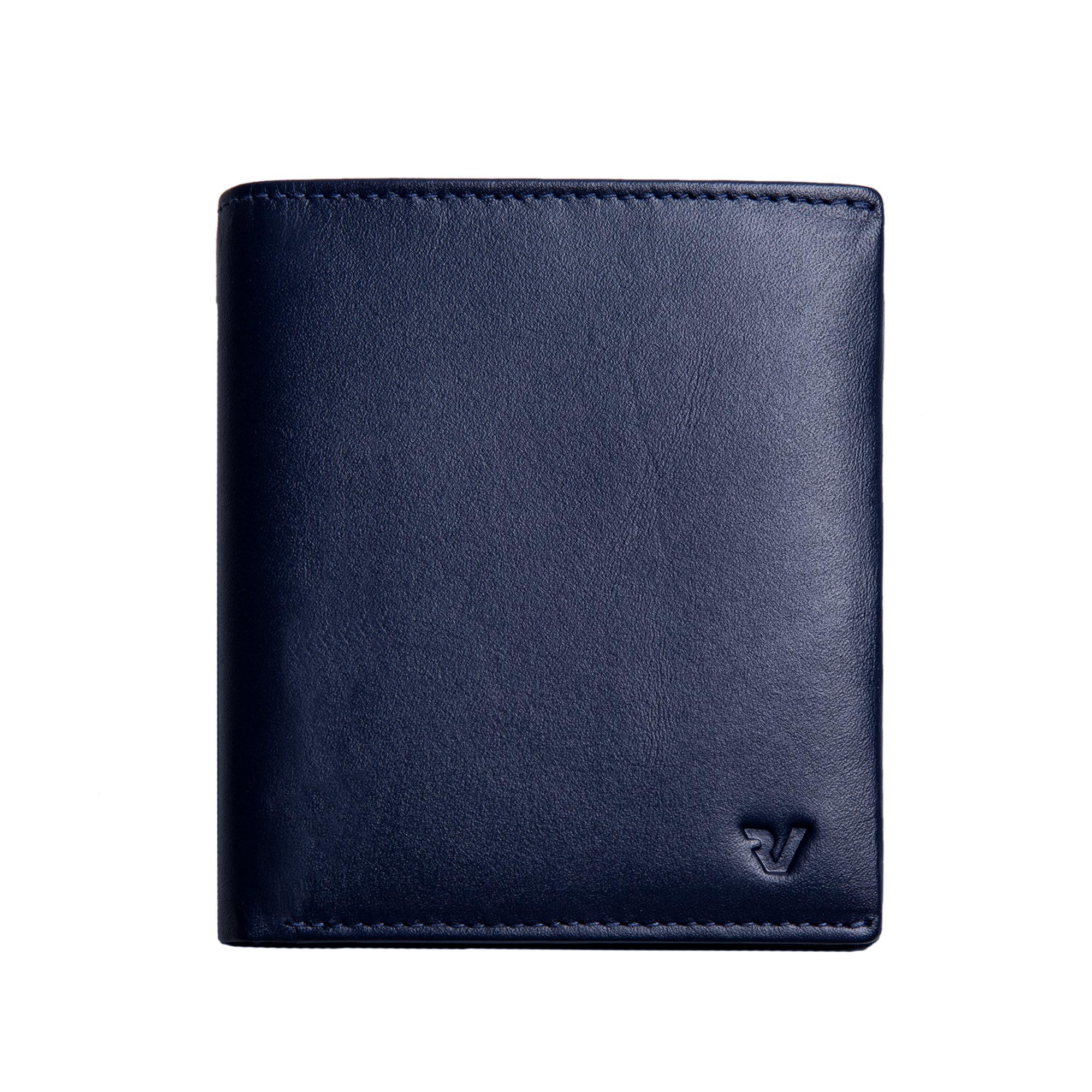 PASCAL Portefeuille homme 9x11x2 cm - Bleu marine