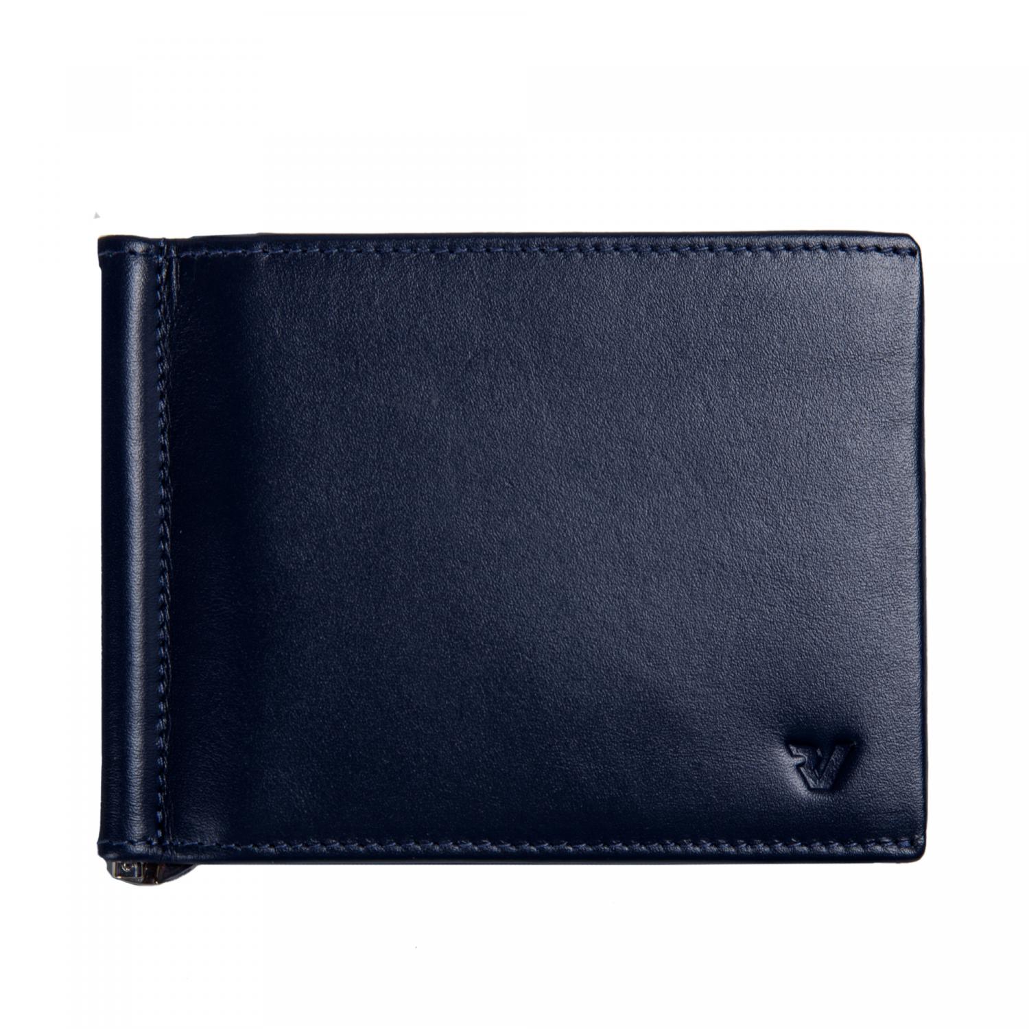 PASCAL Cartera de hombre 11.5x9x1.5 cm - Azul Navy