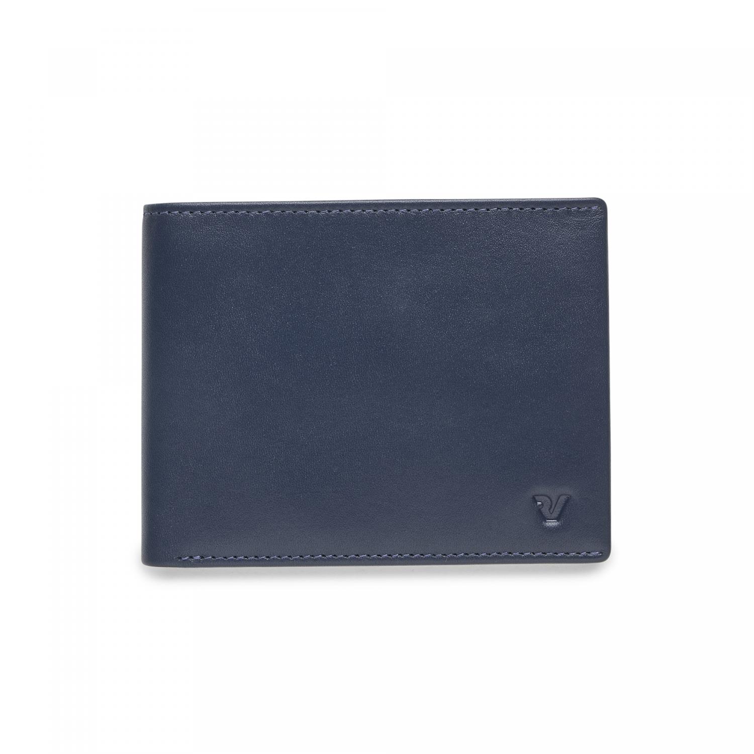 PASCAL Cartera de hombre 11.5x9x1.5 cm - Azul Navy
