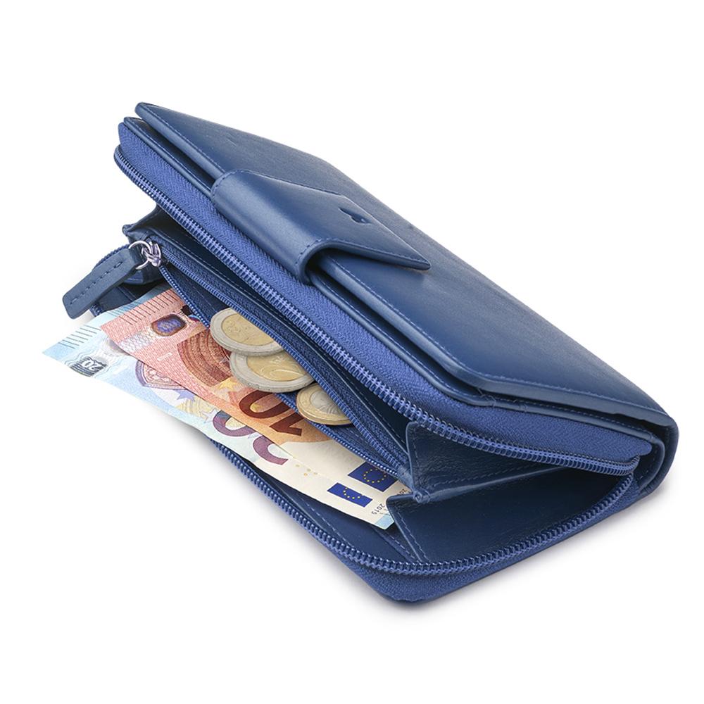 PASCAL Damen geldbörse 19x10x3.5 cm - Marinenblau