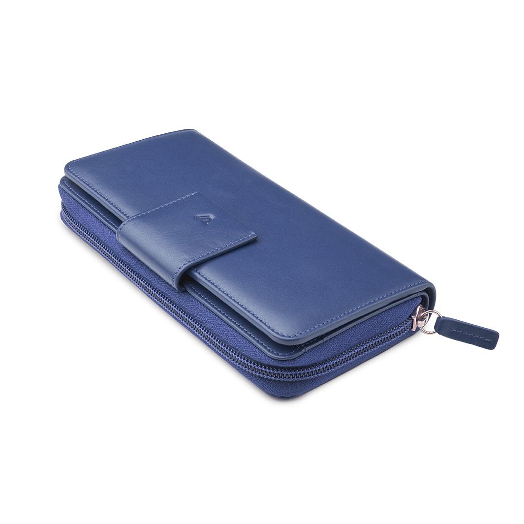 PASCAL Damen geldbörse 19x10x3.5 cm - Marinenblau