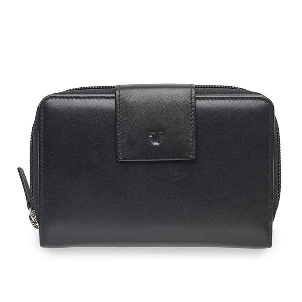 Roncato Pascal Portafoglio Donna 15x10x3.5 Cm - Nero
