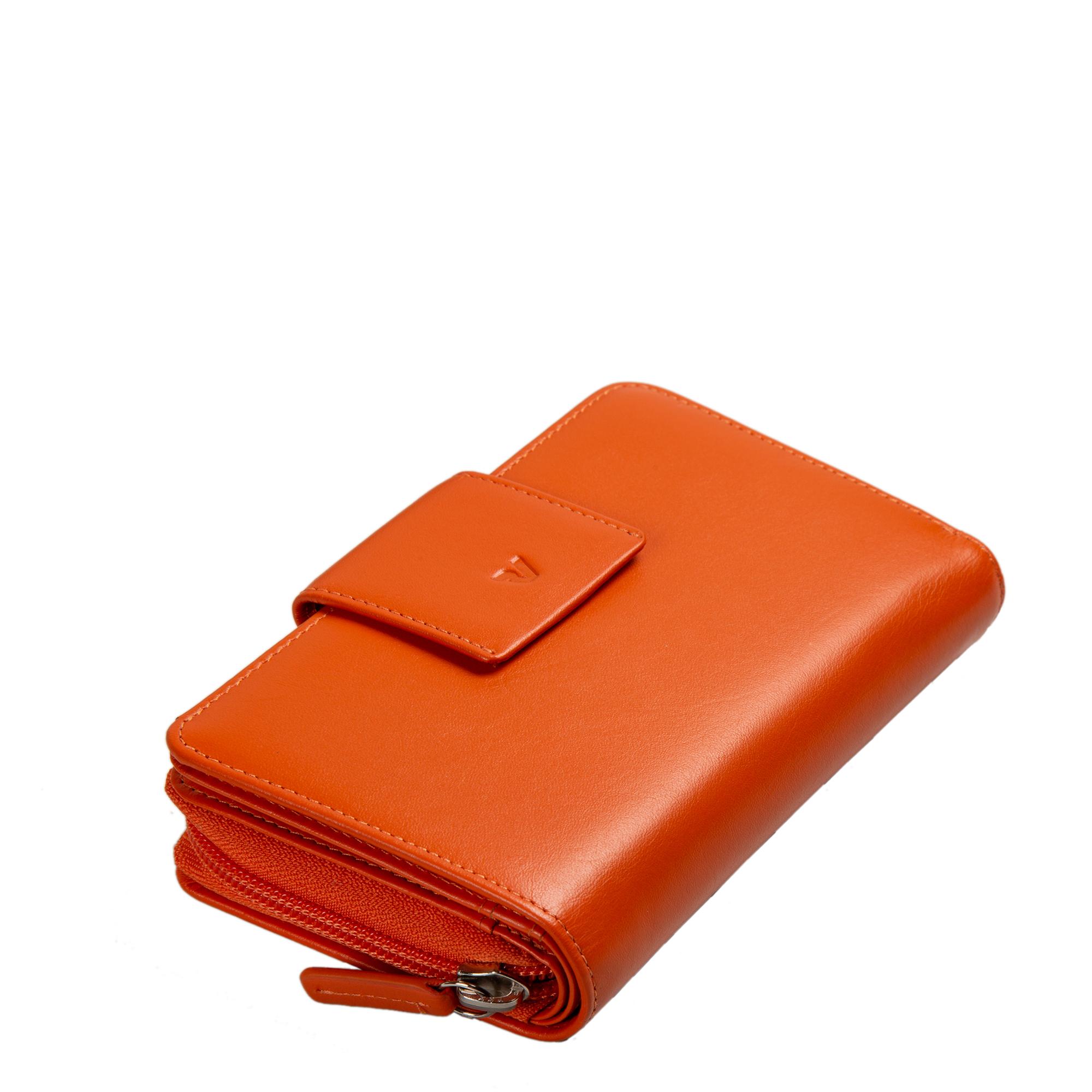 PASCAL Cartera de mujer 15x10x3.5 cm - Naranja