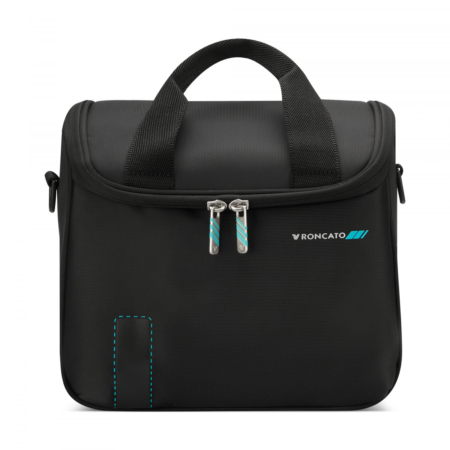 Roncato Speed Beauty Case 27x26x19 Cm - Nero/zaffiro
