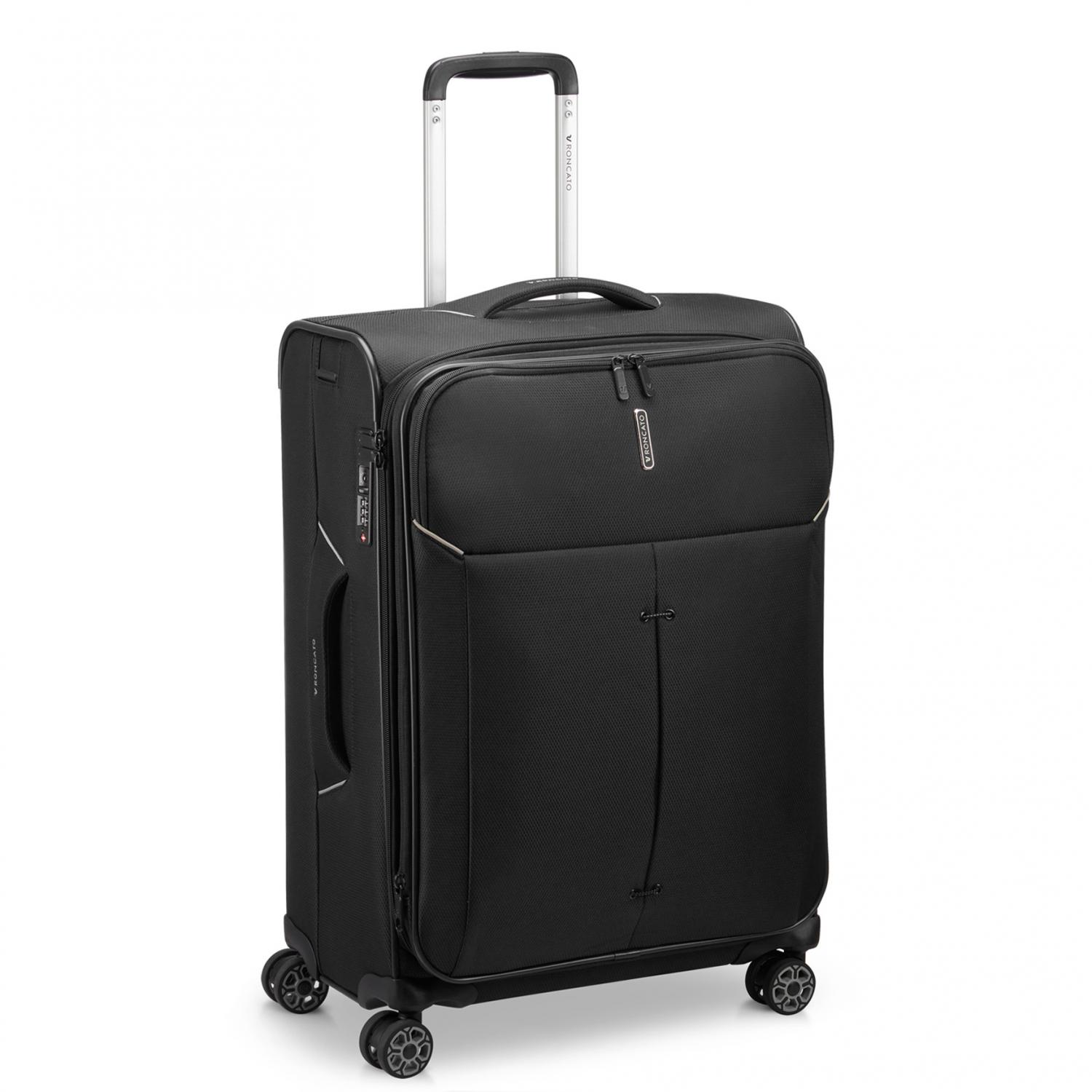 IRONIK 2.0 Valise moyenne 65 cm Extensible - Noir
