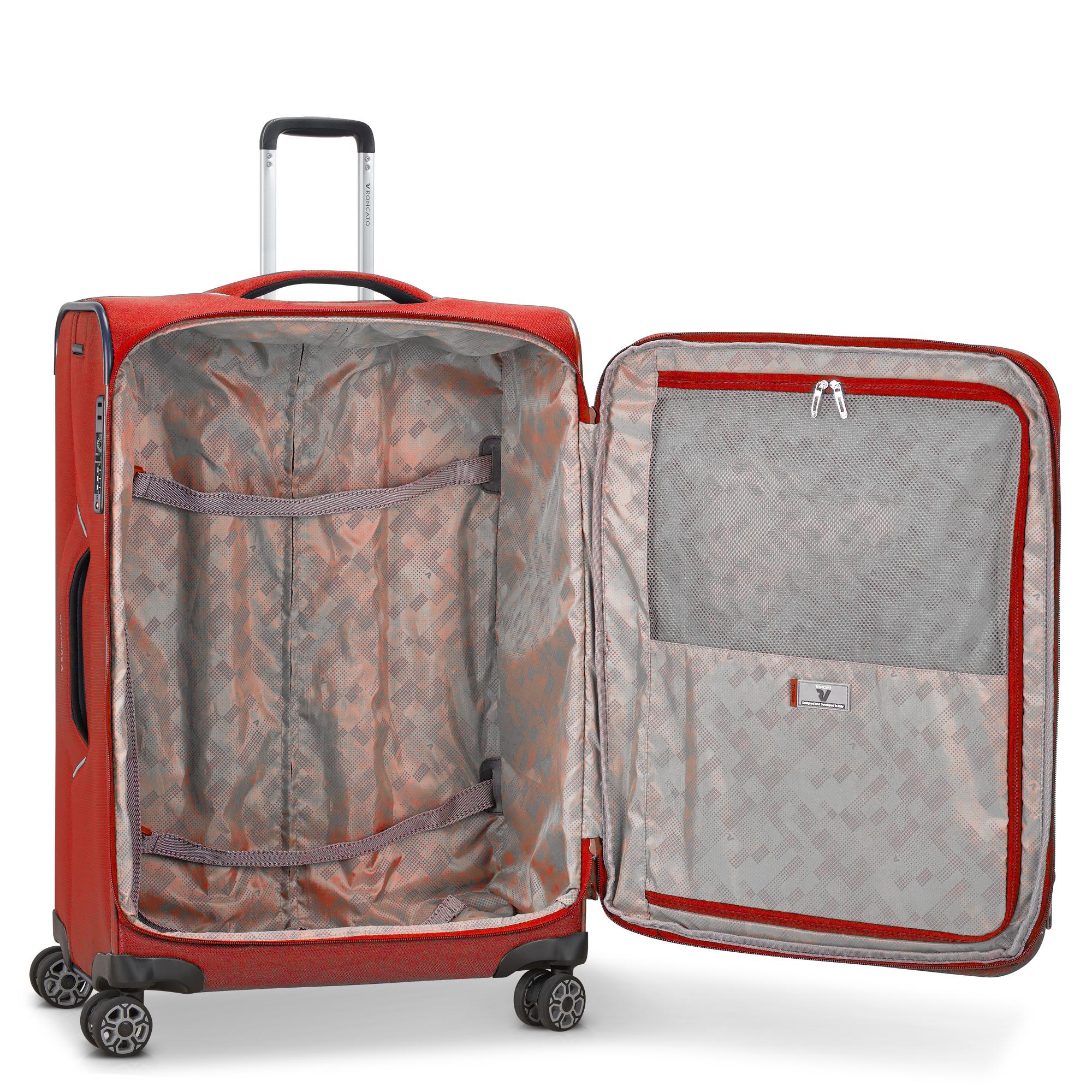 IRONIK 2.0 Trolley medio 65 cm Espandibile - Rosso