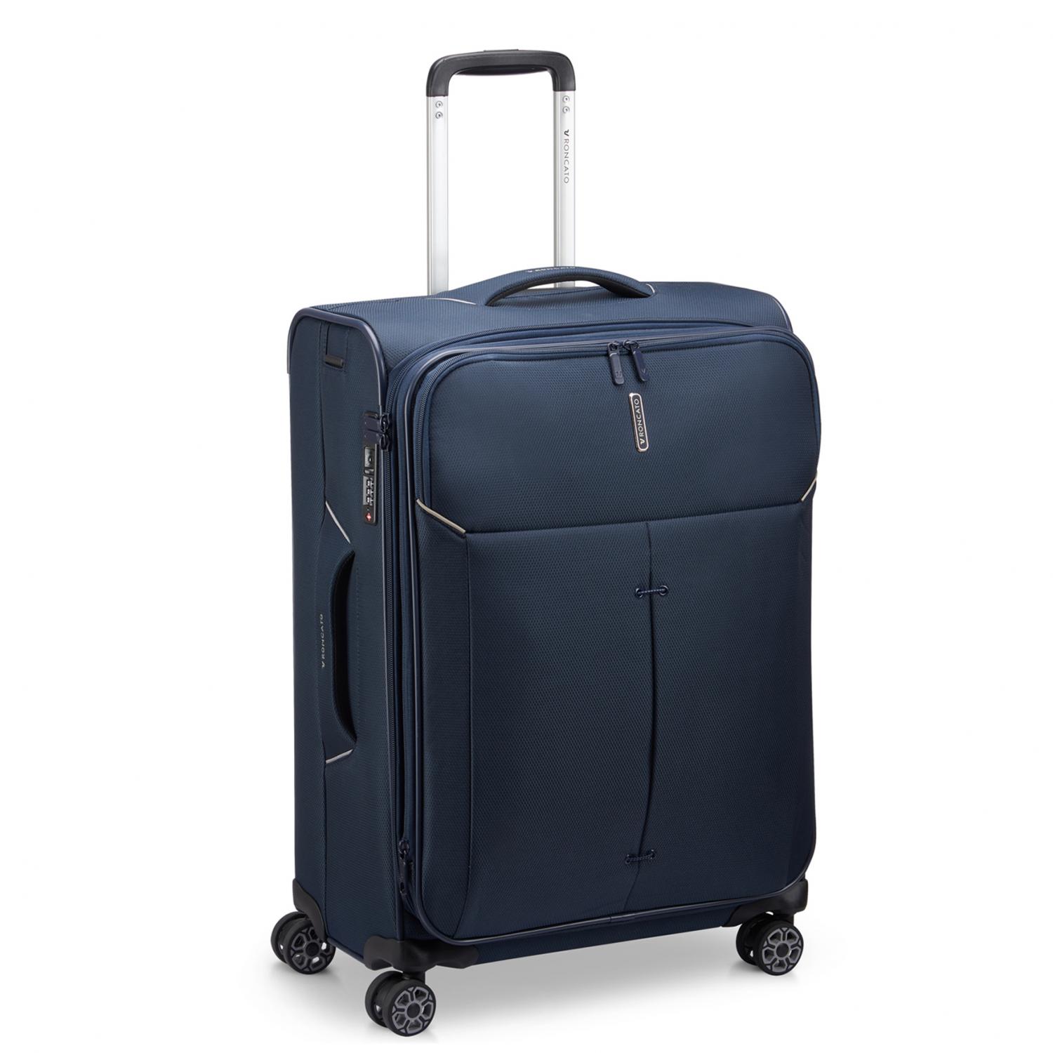 IRONIK 2.0 Valise moyenne 65 cm Extensible - Bleu nuit