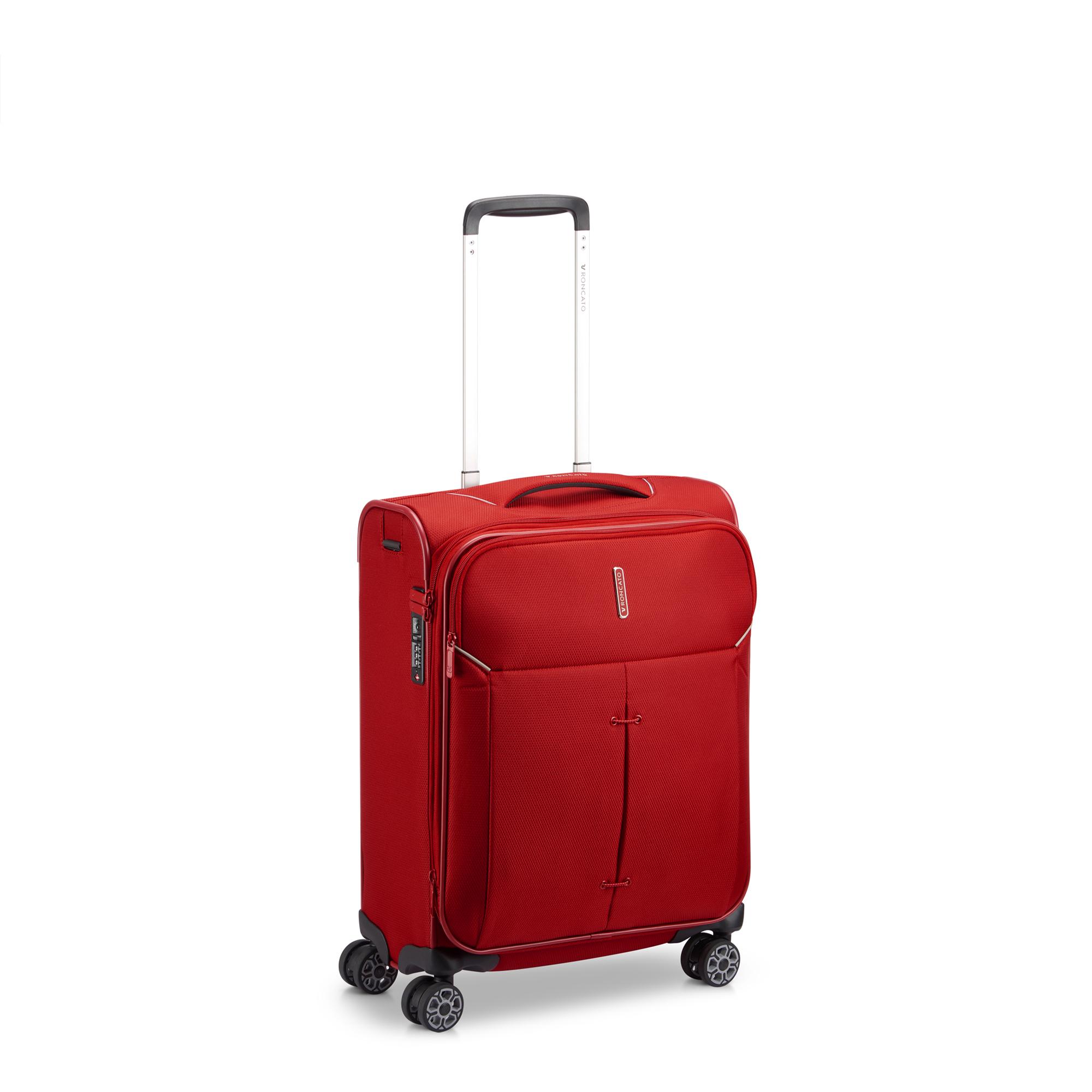 IRONIK 2.0 Valise cabine 55x40x20/23 cm Extensible - Rouge