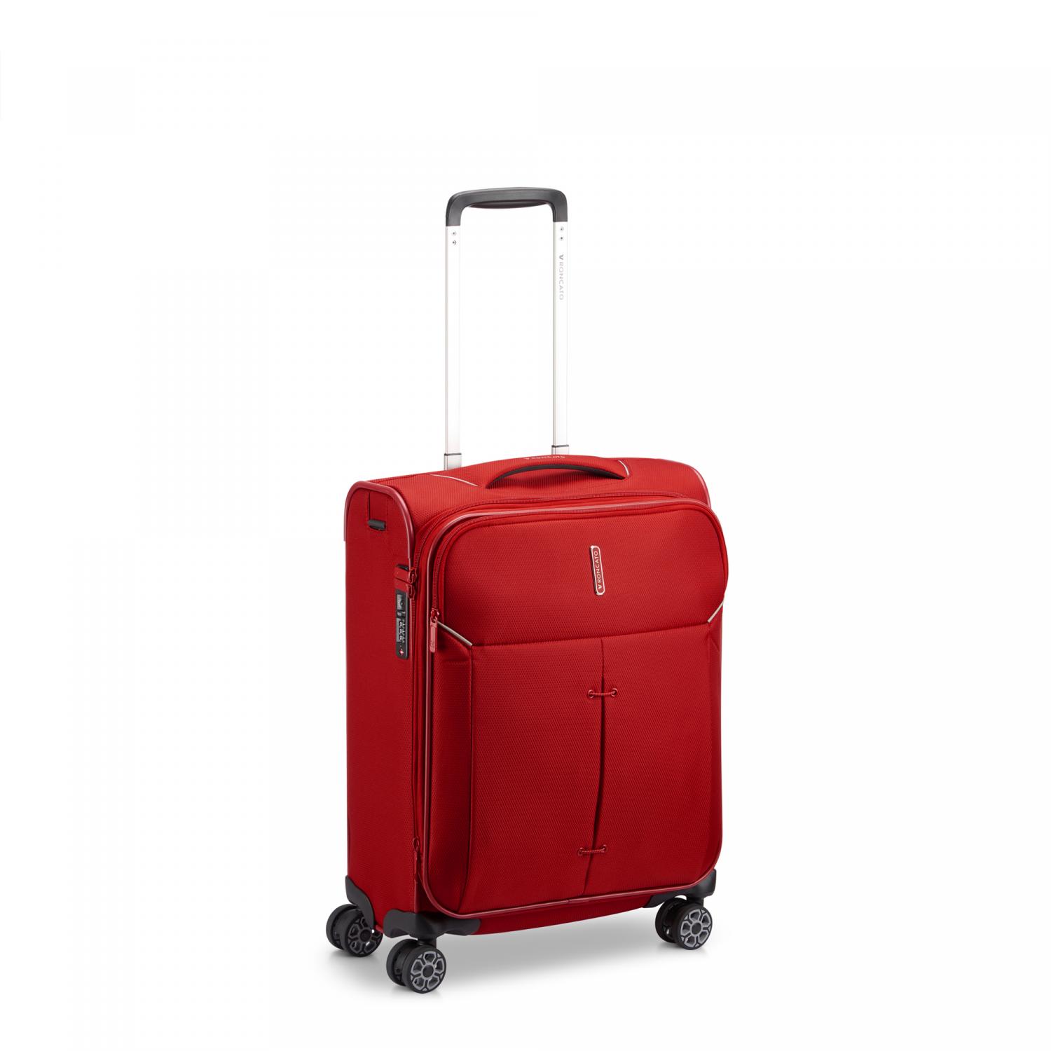 Roncato Ironik 2.0 Trolley Bagaglio A Mano 55x40x20/23 Cm Espandibile - Rosso
