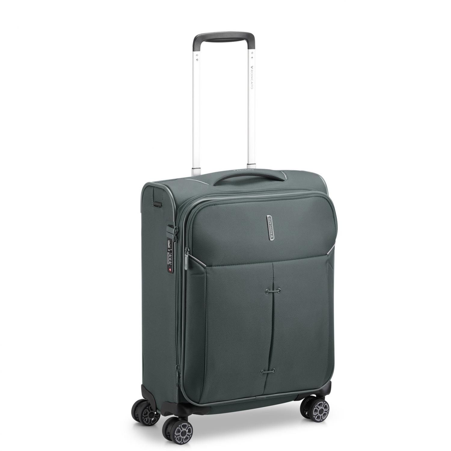 IRONIK 2.0 Valise cabine 55x40x20/23 cm Extensible - Anthracite