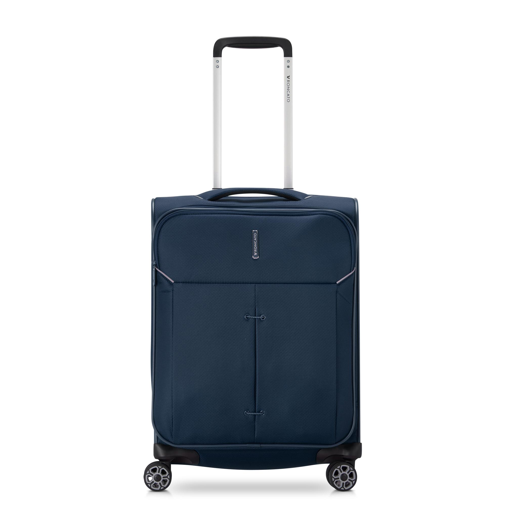 IRONIK 2.0 Valise cabine 55x40x20/23 cm Extensible - Bleu nuit