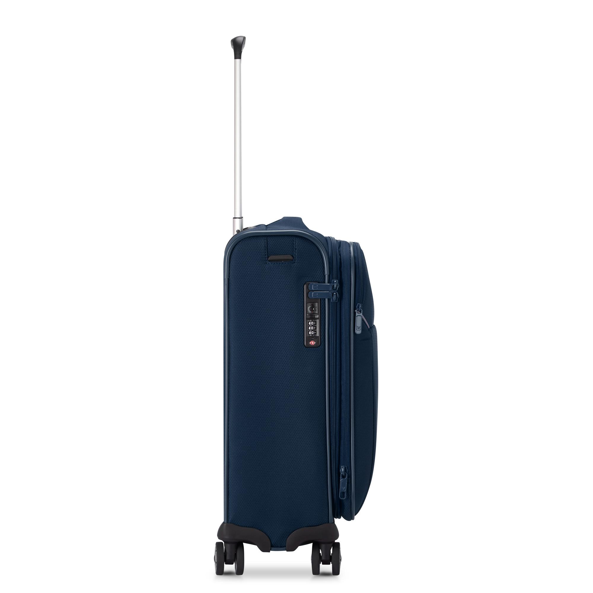IRONIK 2.0 Valise cabine 55x40x20/23 cm Extensible - Bleu nuit