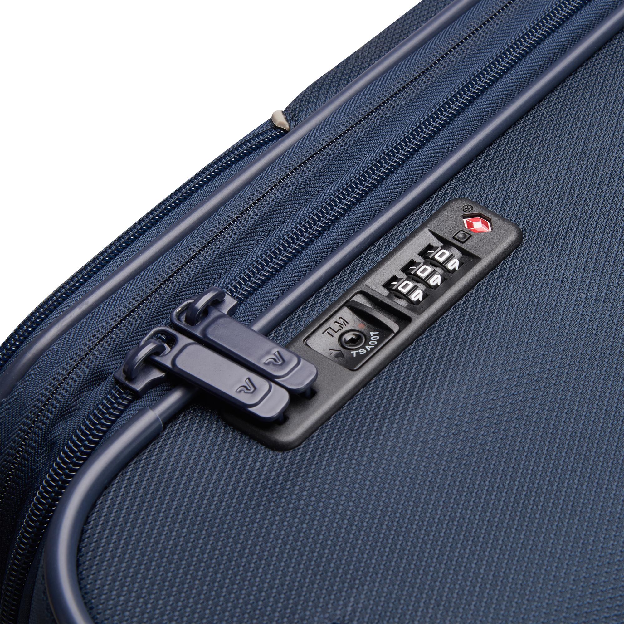 IRONIK 2.0 Valise cabine 55x40x20/23 cm Extensible - Bleu nuit