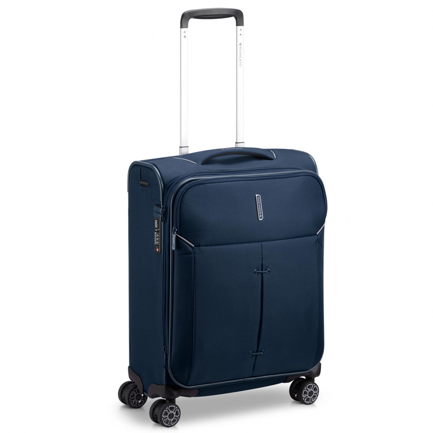 IRONIK 2.0 Valise cabine 55x40x20/23 cm Extensible - Bleu nuit