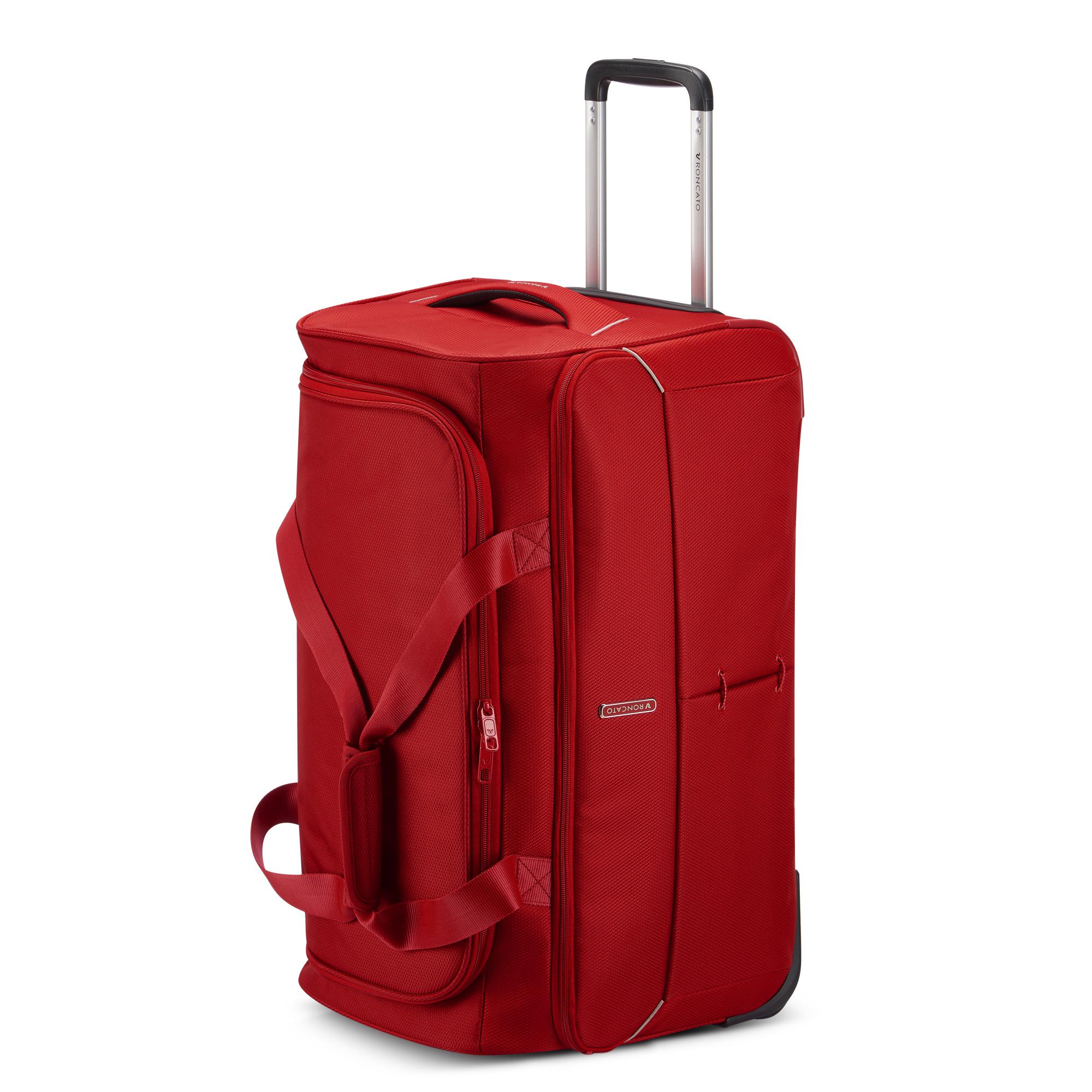 Sac à Roulettes Vintage REI – Imperméable, PVC Rouge, Randonnée/kayak – 34″ X 18″