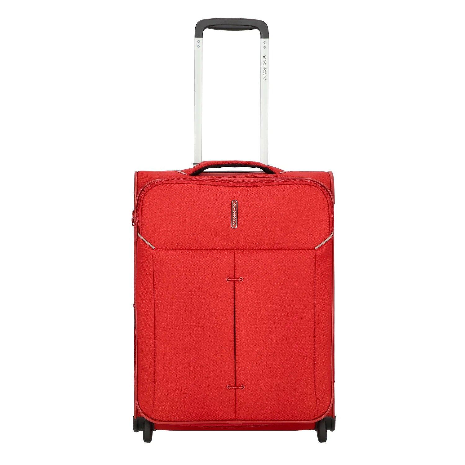 Roncato Ironik 2.0 Trolley Bagaglio A Mano 2 Ruote 55x40x20/23 Cm Espandibile - Rosso