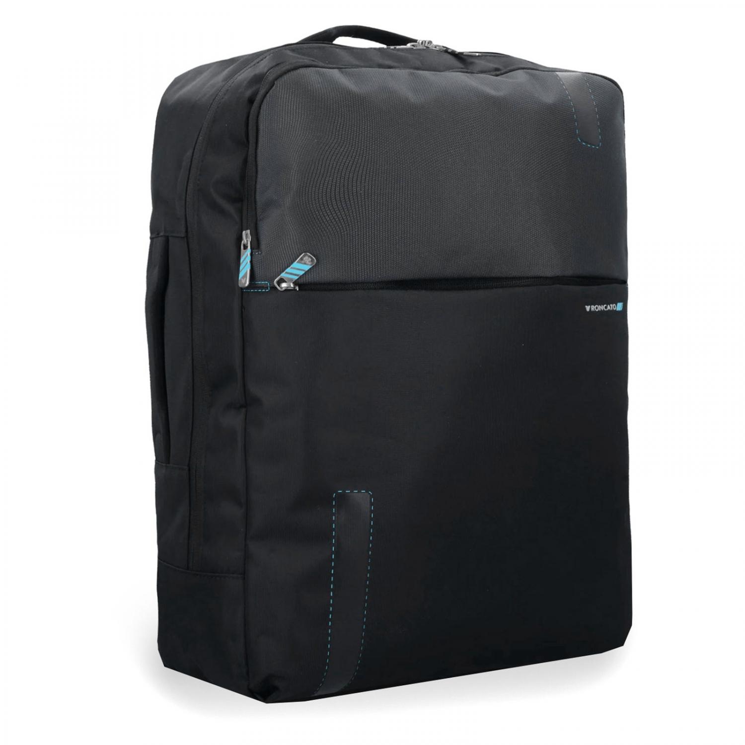 SPEED Travel backpack with 15.6 Laptop Compartment -  55x40x20 cm - Black/Sapphire