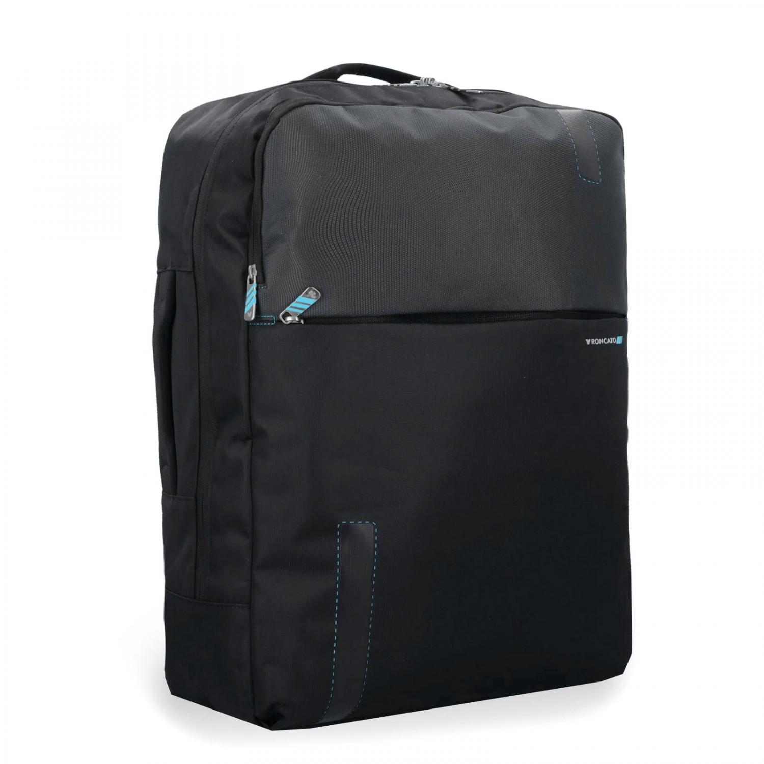Roncato Speed Zaino Da Viaggio Porta Pc 15.6 - 55x40x20 Cm - Nero/zaffiro