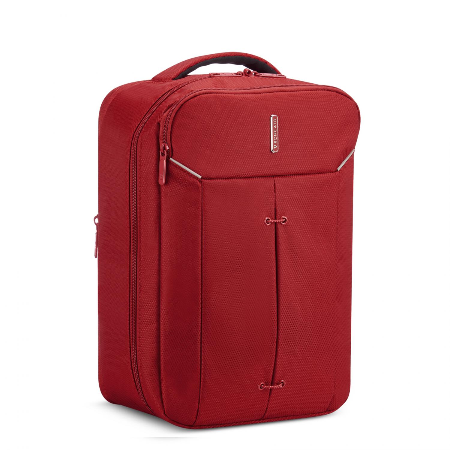 Roncato Ironik 2.0 Ryanair Zaino Da Viaggio 40x25x15/20 Cm Espandibile - Rosso
