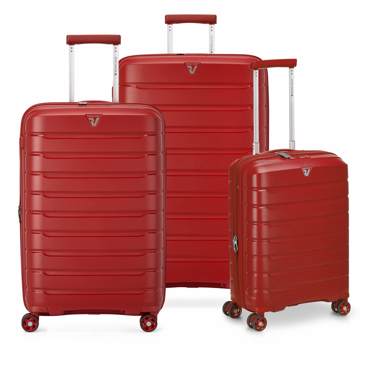 B-FLYING SET DE VALISES (Grande, Moyenne, Cabine) - Rouge