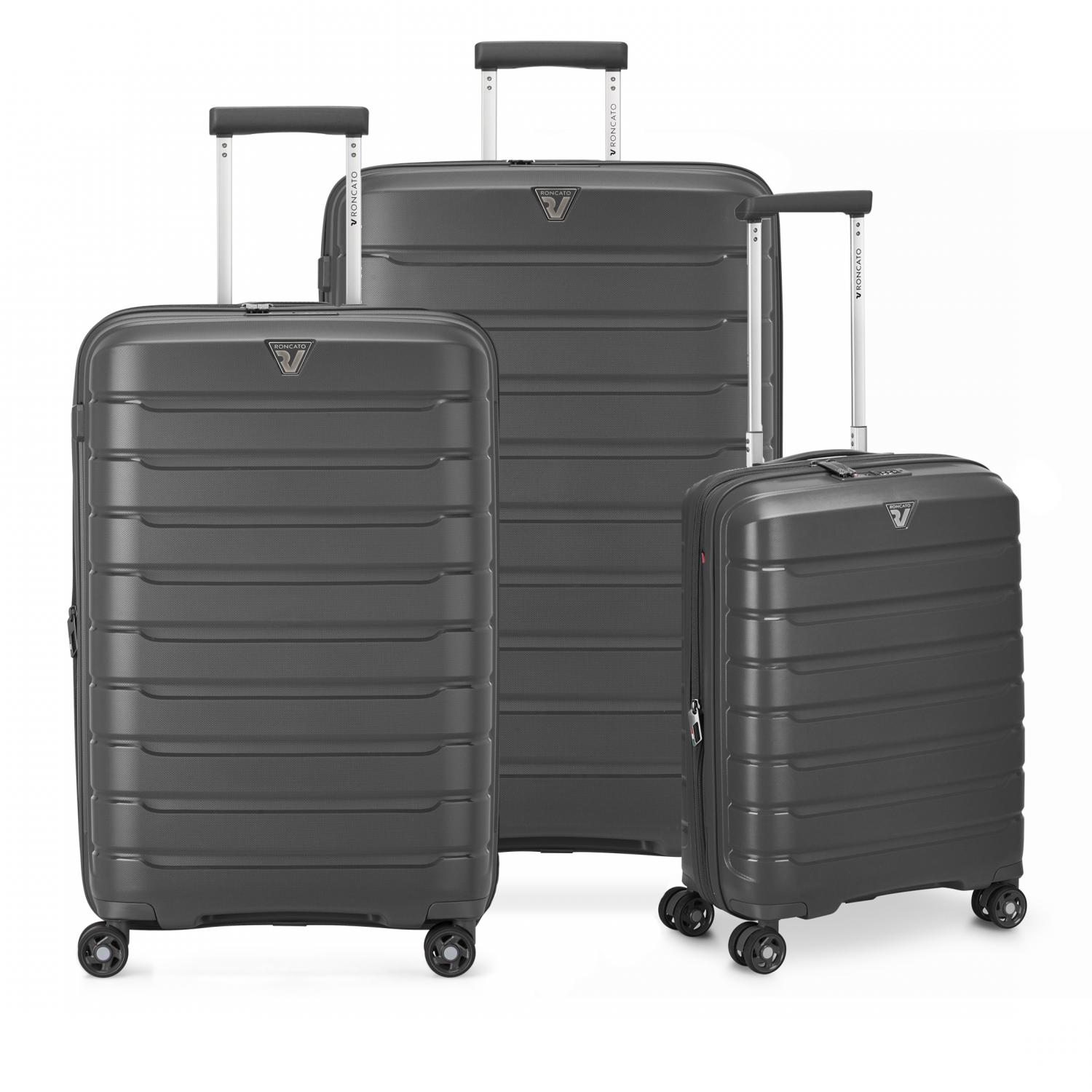 B-FLYING SET DE VALISES (Grande, Moyenne, Cabine) - Anthracite