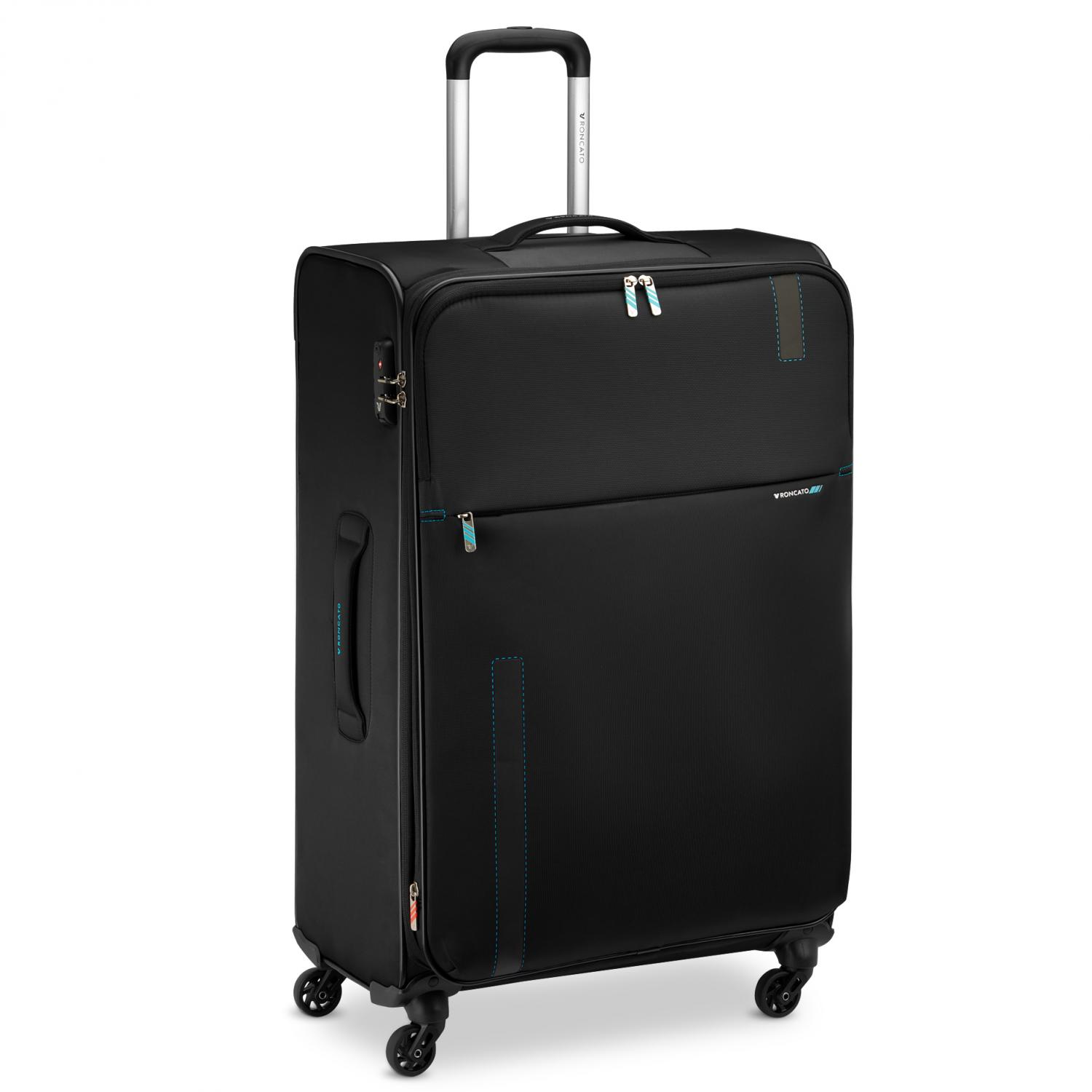 SPEED Grande valise 78 cm Extensible - Noir/Saphir