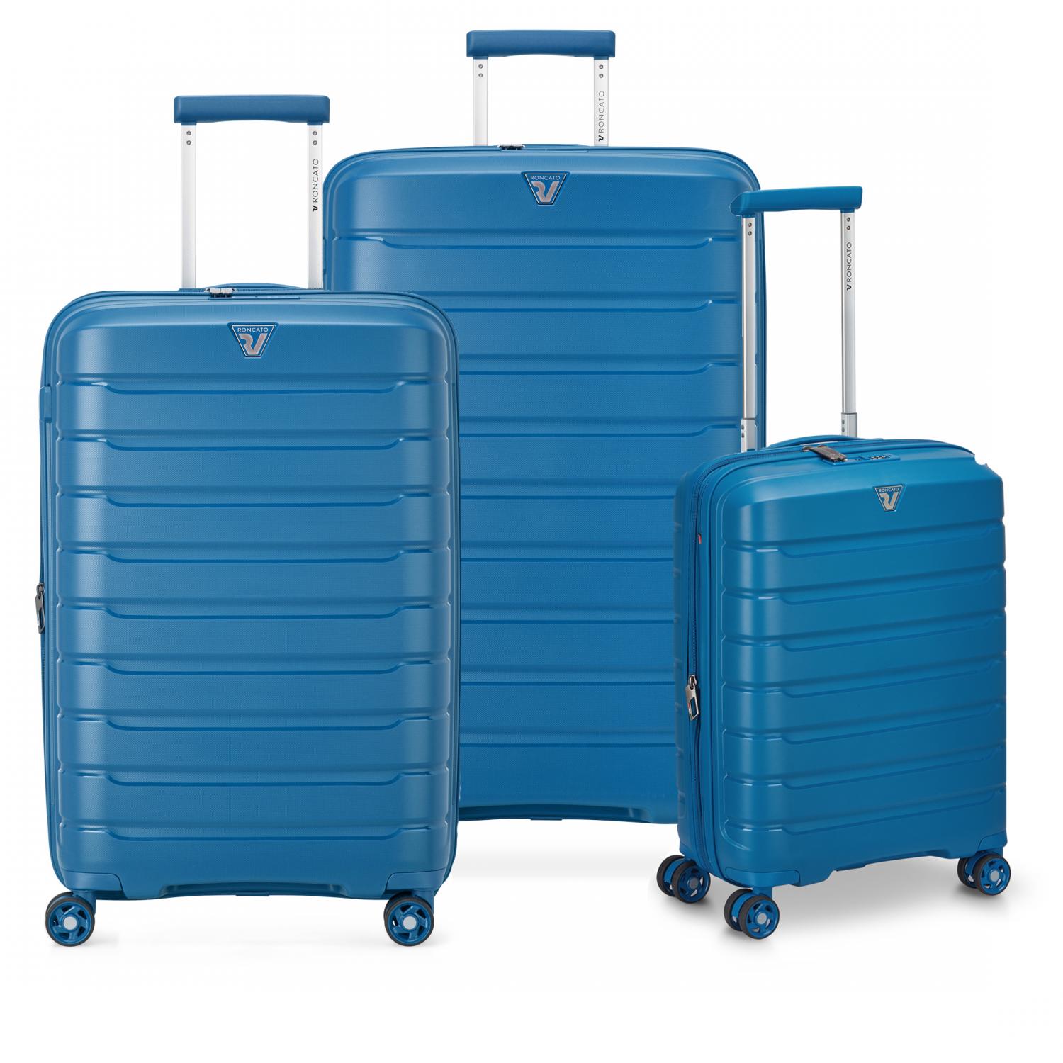 B-FLYING SET DE VALISES (Grande, Moyenne, Cabine) - Denim