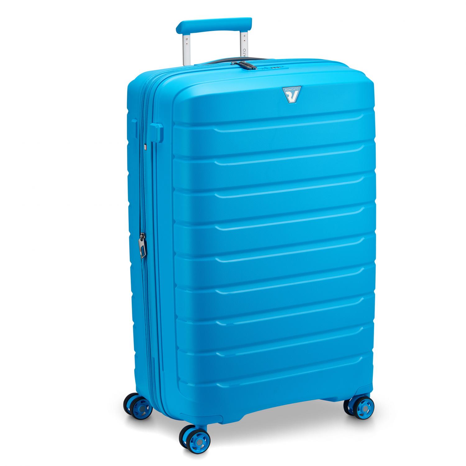 B-FLYING Grande valise 78 cm Extensible - Bleu clair