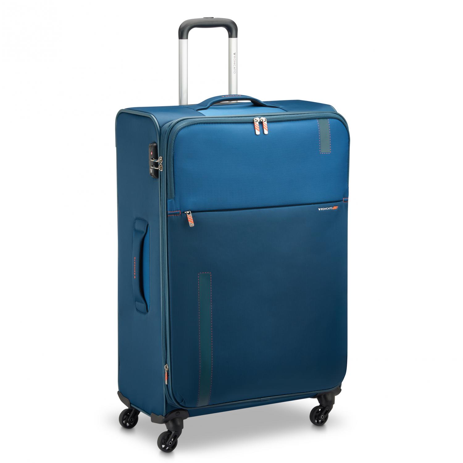 SPEED Grande valise 78 cm Extensible - Bleu