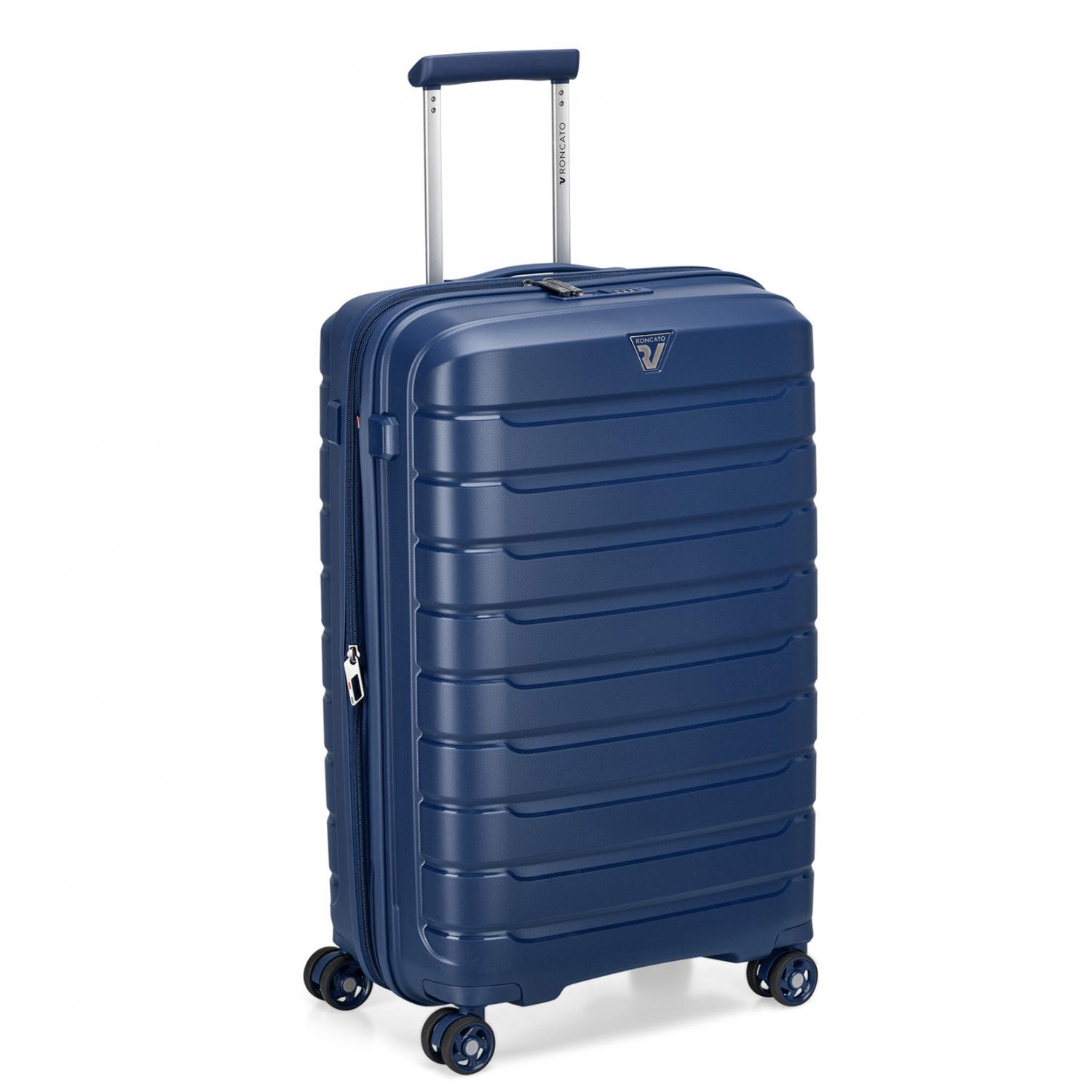 B-FLYING Valise moyenne 68 cm Extensible - Bleu nuit