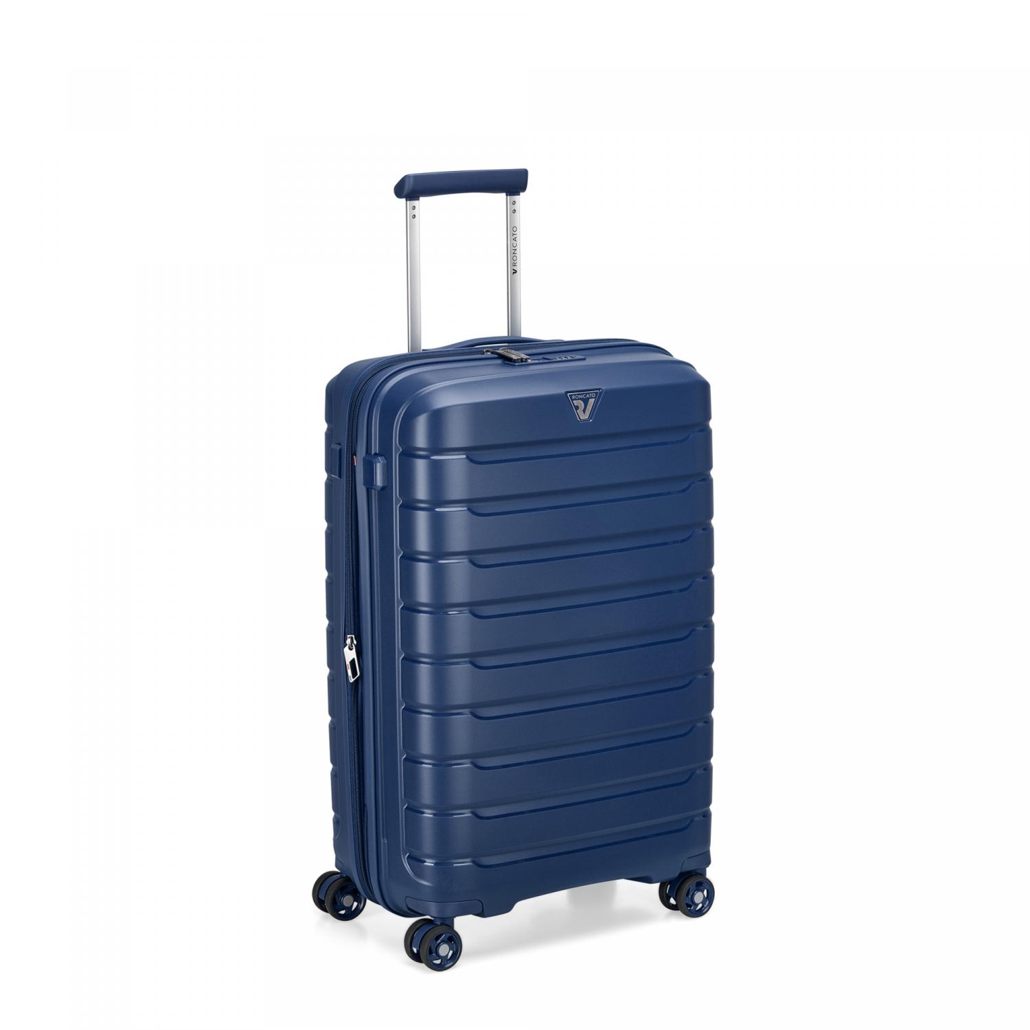 Roncato B-flying Trolley Medio 68 Cm Espandibile - Blu Notte