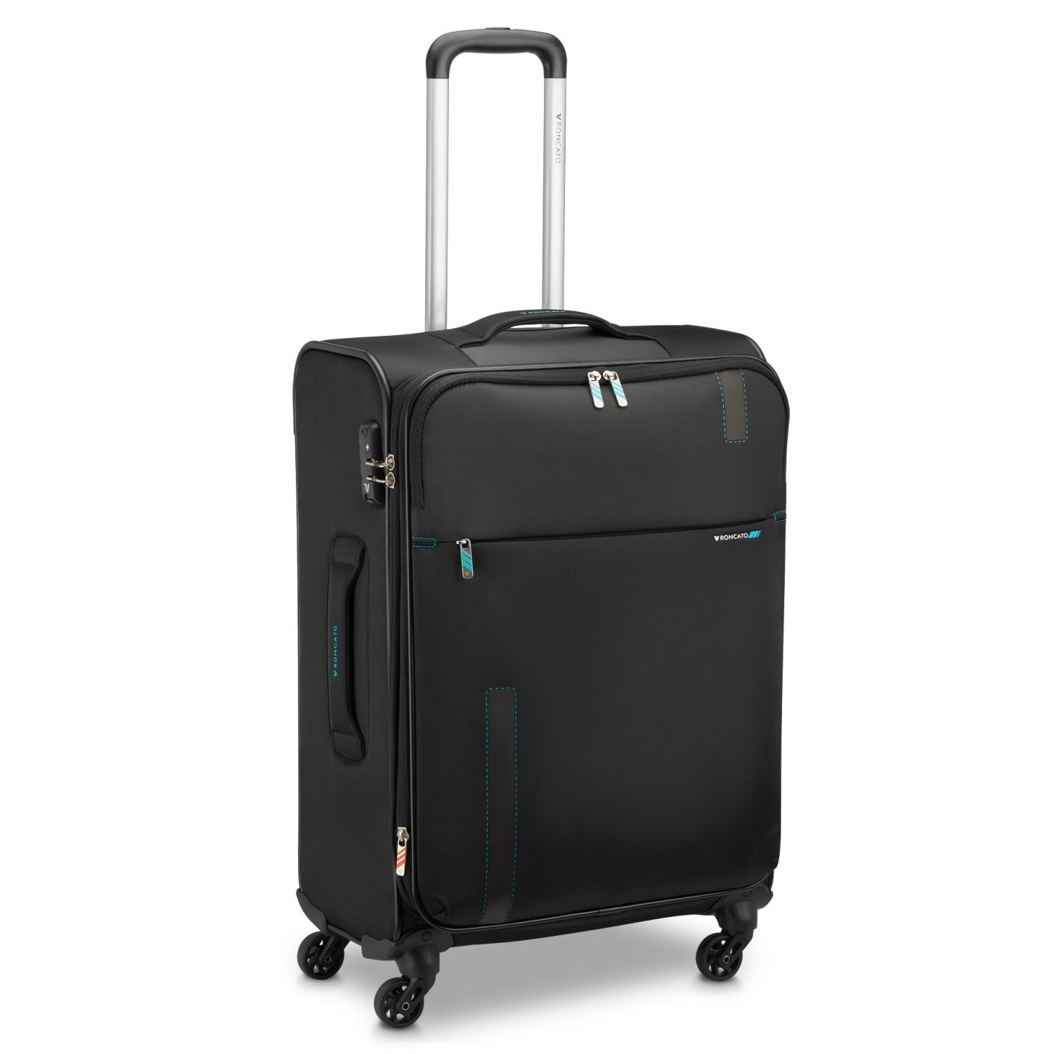 SPEED Valise moyenne 67 cm Extensible - Noir/Saphir