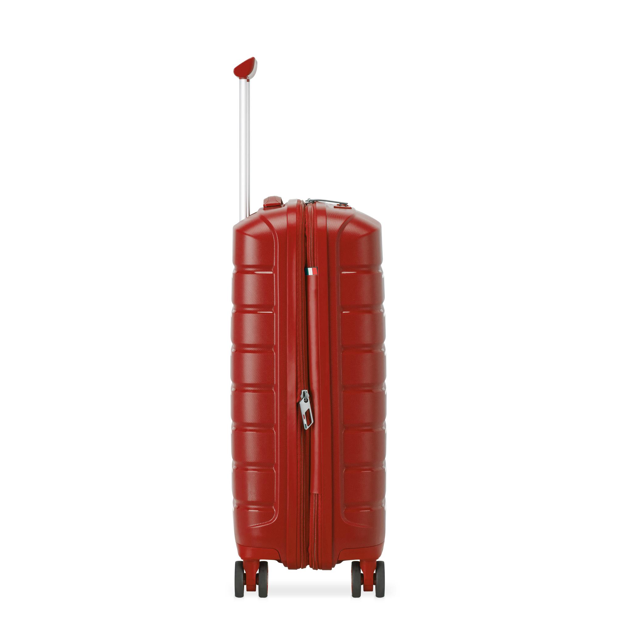 B-FLYING Valise cabine 55x40x20/25 cm Extensible - Rouge