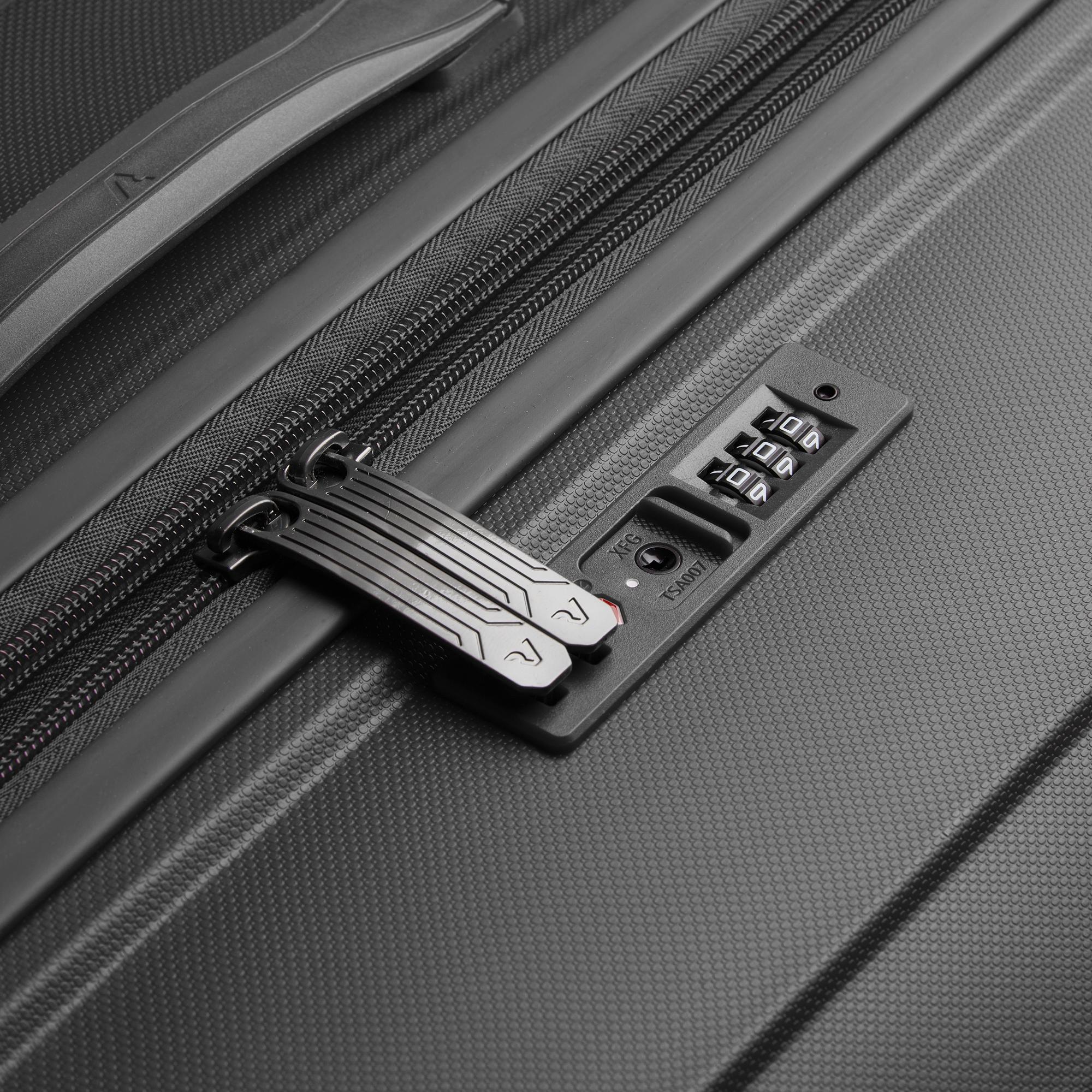 B-FLYING Valise cabine 55x40x20/25 cm Extensible - Anthracite