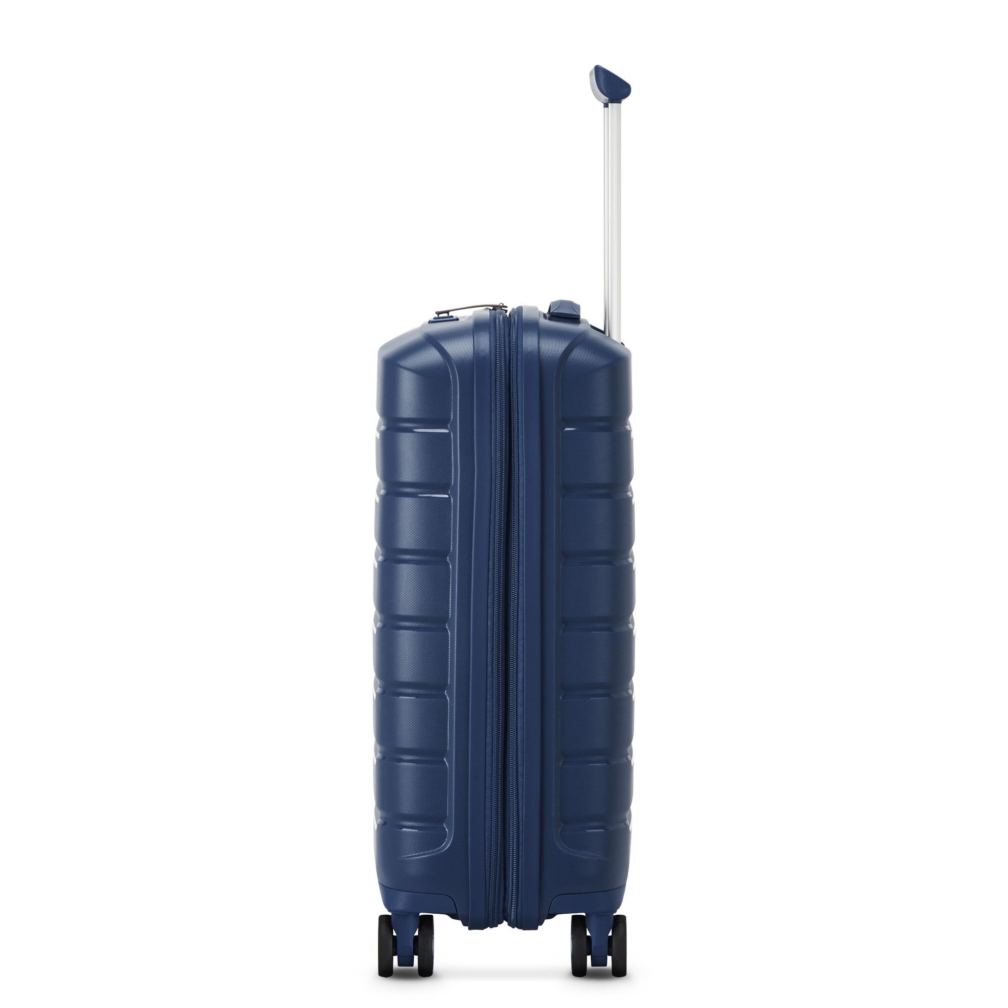 B-FLYING Valise cabine 55x40x20/25 cm Extensible - Bleu nuit