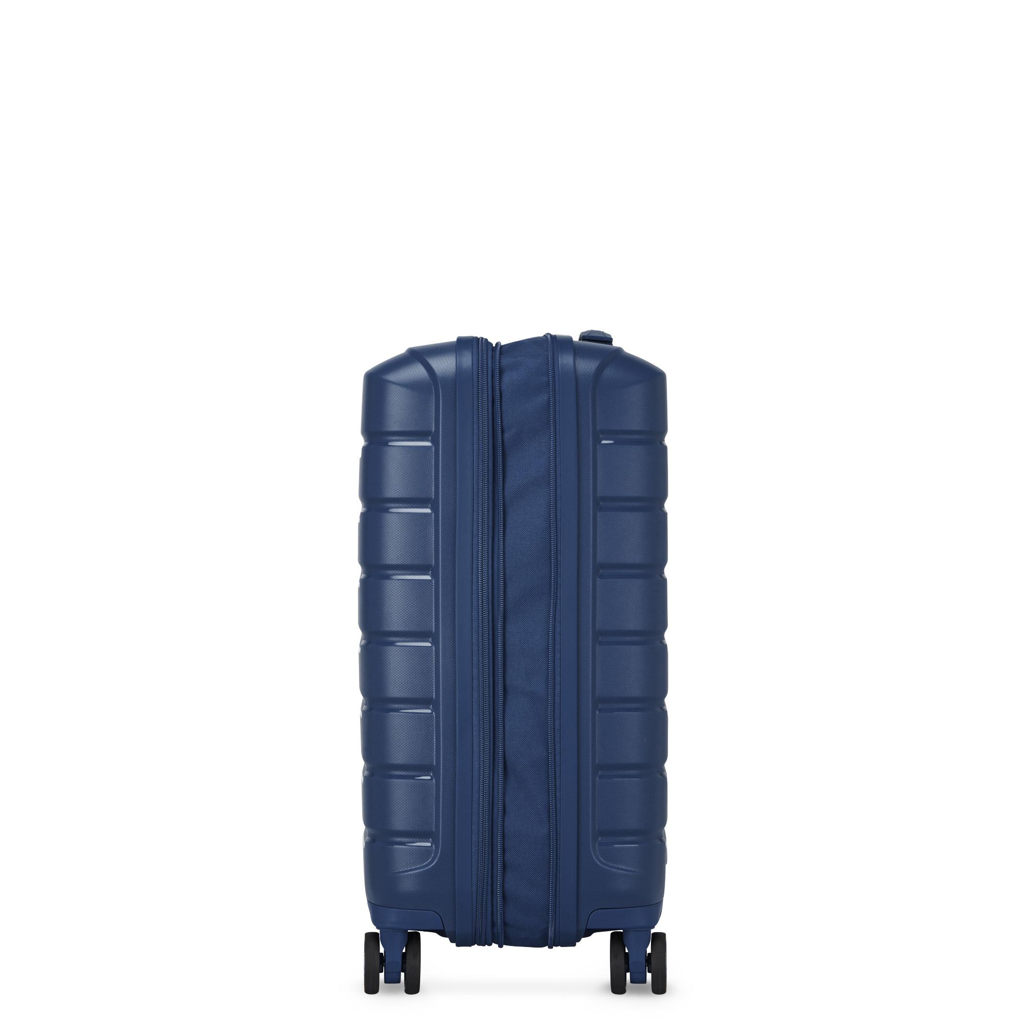 B-FLYING Valise cabine 55x40x20/25 cm Extensible - Bleu nuit