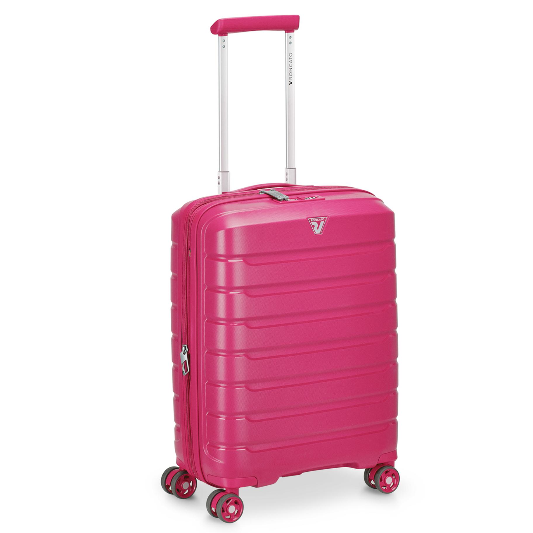 B-FLYING Valise cabine 55x40x20/25 cm Extensible - Magenta