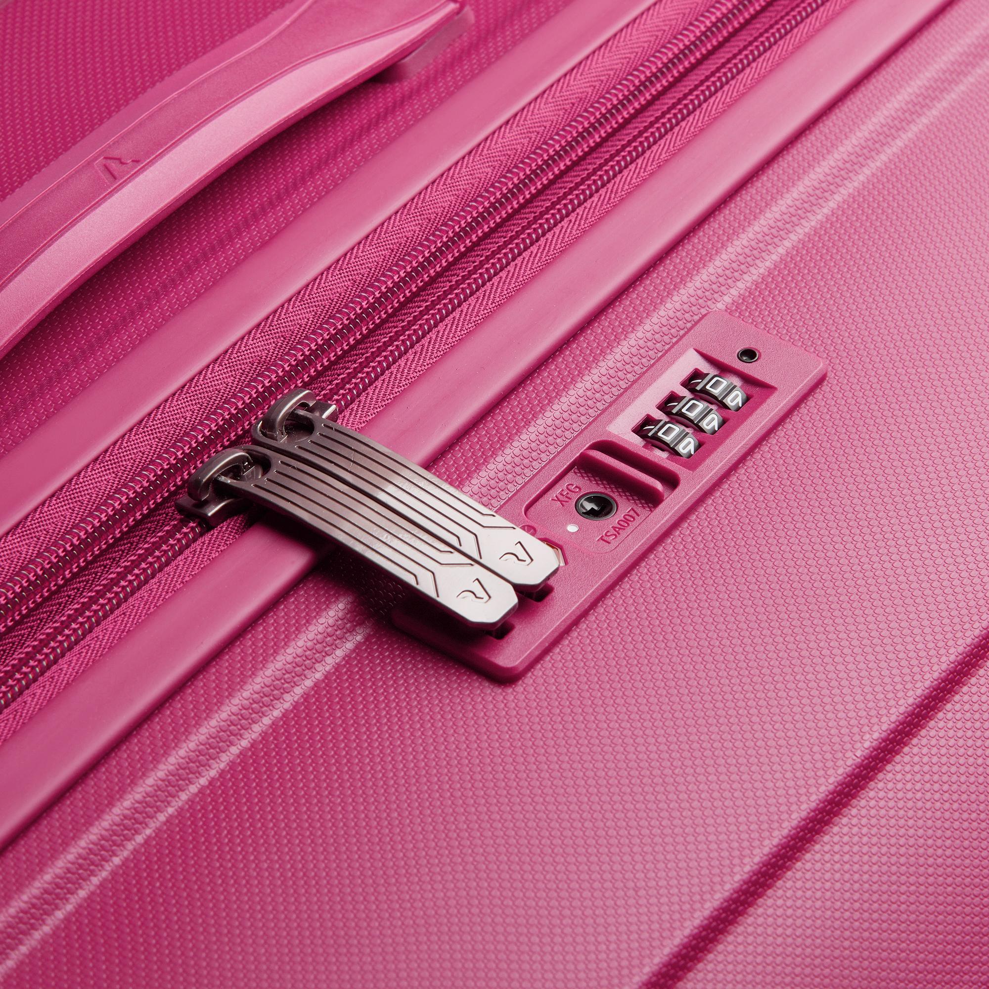 B-FLYING Valise cabine 55x40x20/25 cm Extensible - Magenta